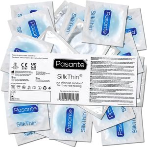 Pasante - Silk Thin - Condooms - Ultradun - Natuurlijk Rubberlatex