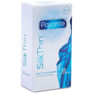 PasanteThrough Silk Ms Fine - Condooms - Heel Dunne Condooms Voor Realistisch Gevoel - 12 Stuks