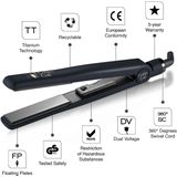 Golden Curl - Il Nero - Stijltang - Zwart - Titanium Platen