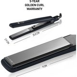 Golden Curl - Il Nero - Stijltang - Zwart - Titanium Platen