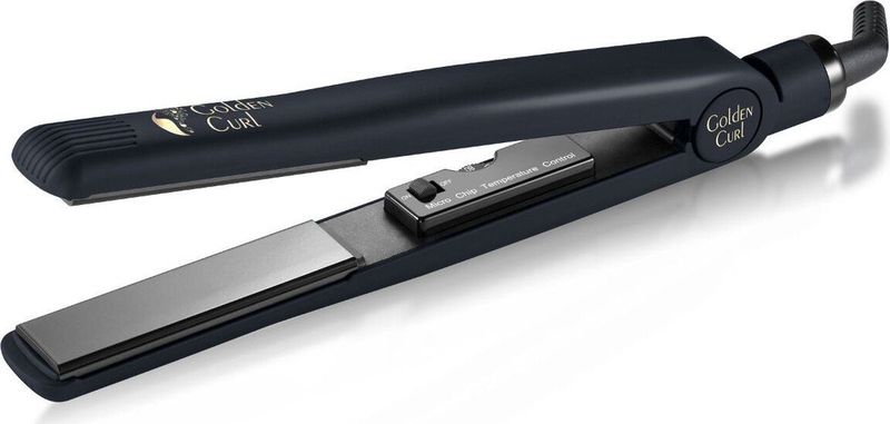 Golden Curl - Il Nero - Stijltang - Zwart - Titanium Platen