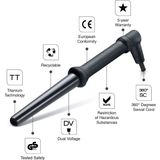 Golden Curl - The Black Krultang - Zwart - Haarkruller