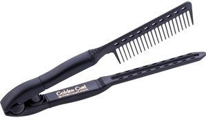 Golden Curl - Easy Comb - Haarborstel - Geschikt voor Krullend Haar - Ergonomisch Ontwerp