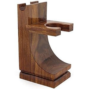 Haryali London - Support de Rasoir - Hout - Duurzaam - Respectvol voor Milieu