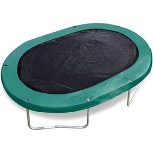 trampoline afdekhoes zwart ovaal 3,05 x 4,57 meter