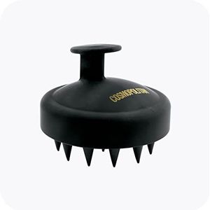 Cosmopolitan Hoofdhuidstimulator shampooborstel, hoofdmassageapparaat en hoofdhuidscrub voor haargroei, douche-haarborstel en hoofdhuidscrubber voor alle haartypes, nat of droog gebruik, anti-roos,