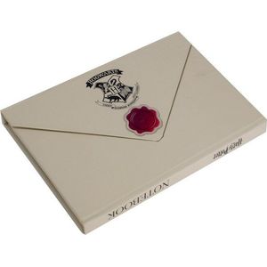 BlueSky Notizbuch Harry Potter Briefumschlagdesign A5 liniert, mehrfarbig Hardcover 80 Seiten