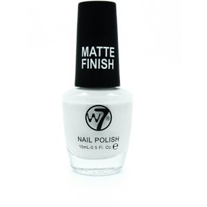 W7 Nail Polish 148 Matte White 15 ml