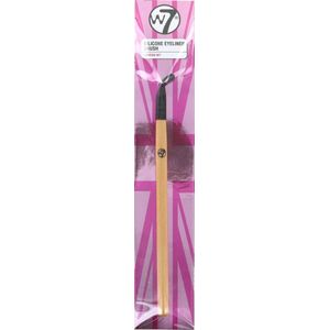 W7 - Silicone Eyeliner Brush - Make-Up Kwast - Zwart - Siliconen