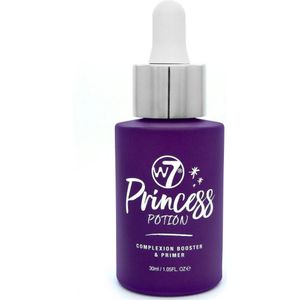 W7 | Princess Potion Gezichtsprimerdruppels | Hydraterende en lichtgewicht teintbooster | Bevat hyaluronzuur en aloë | Drop Applicator Tool voor een perfecte applicatie | Dierproefvrije en veganistische make-up