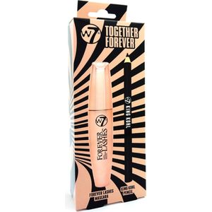 W7 together forever lashes mascara en oogpotlood kohl pencil giftset