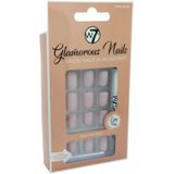 W7 - Glamorous Nails - Kunstnagels - Roze-Beige - 24 Stuks