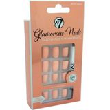 W7 - Glamorous Nagels - Wit Perzik - 24 Stuks