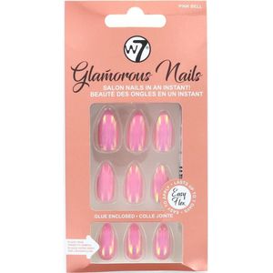 W7 - Glamorous Nails - Kunstnagels - Pink Bell - 24 Stuks