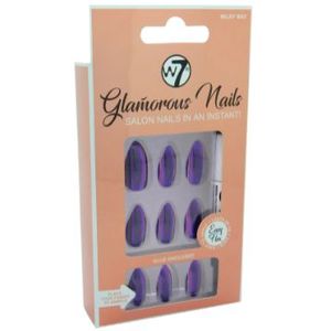 W7 - Glamorous Nails - Kunstnagels - Paars - 24 Stuks