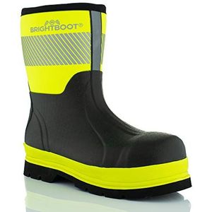 Brightboot Hi Vis waterdichte veiligheidslaarzen (11 UK, geel)