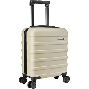 CabinMax Handbagage Koffer - Trolley 30L - Harde Reiskoffer - 45x36x20cm - Lichtgewicht - Groot Capaciteit - Wit