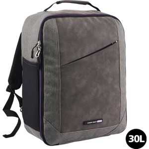 CabinMax Manhatten Reistas– Handbagage 30L Easyjet - Rugzak met USB poort – Backpack - 45x36x20cm – Lichtgewicht - Lavender