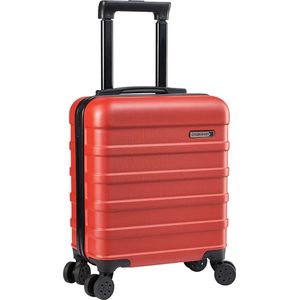 CabinMax Koffer - Handbagage Koffer 30L - Harde Reiskoffer met Wielen - 45x36x20cm - Falu Red