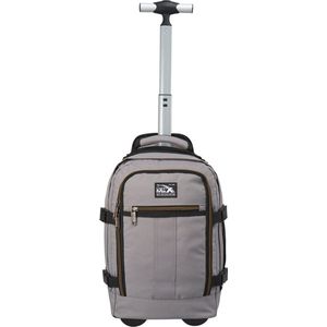 CabinMax Metz Hybrid Reistas – Handbagage 20L Ryanair – Rugzaktrolley – Rugzak - 40x25x20 cm – Compact Backpack – Lichtgewicht – Apache Grey