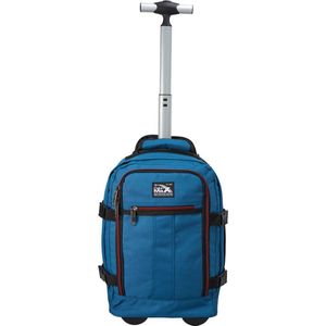 CabinMax Metz Hybrid Reistas – Handbagage 20L Ryanair – Rugzaktrolley – Rugzak - 40x25x20 cm – Compact Backpack – Lichtgewicht – Navajo Blue