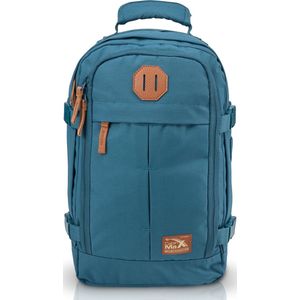 Cabin Max Ryanair handbagage tassen 40 x 20 x 25 rugzak voor op reis (Metz 20L handbagage, RPET gerecycled polyester), Benzine blauw, 40 x 20 x 25cm