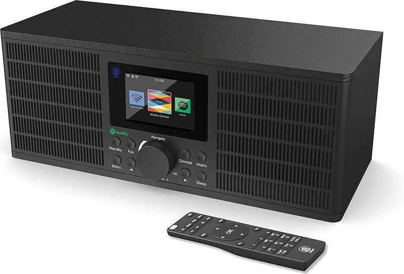 Majority - Peterhouse Graduate - Internet Radio - Zwart - Bluetooth - WiFi