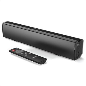 Majority Bowfell 2.1 Bluetooth soundbar voor tv's, pc-luidsprekers, afstandsbediening meegeleverd, compact, met RCA-kabel en optische ingang (Bowfell)