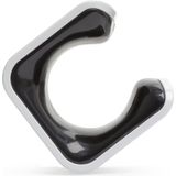 Clug Hybrid Fiets Clip voor de muur - Wit/Zwart