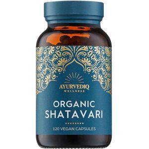 Shatavari Capsules - BIO Organic - Ayurvediq - 100% Biologisch supplement - 120 stuks