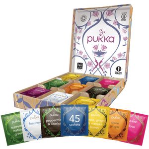 Pukka Kruidenthee - Thee - Hero Selectie Cadeaubox - 45 Theezakjes - 9 Smaken - Geschenkverpakking