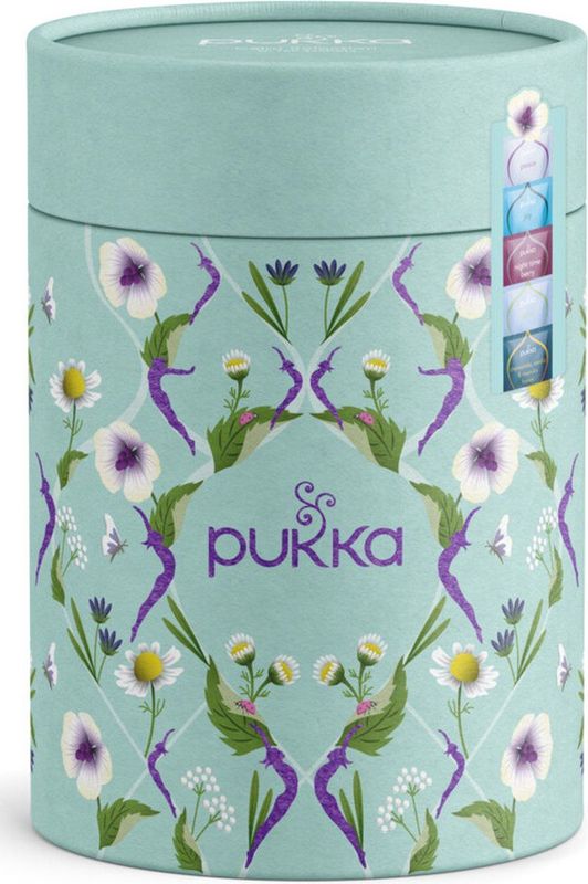 Pukka Herbal Calm Collection - Biologische Kruidenthee - 30 theezakjes - 5 verschillende smaken - Leuk als verjaardagscadeau - Theedoos - Geschenkverpakking- NL-BIO- 01