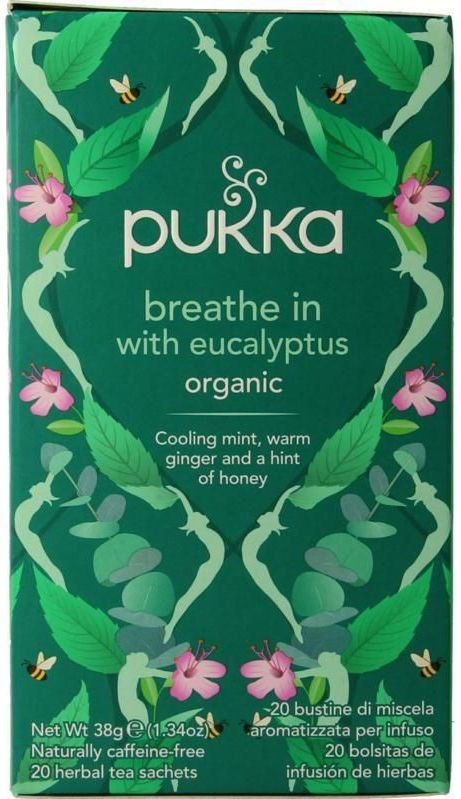 Pukka - Breathe In - Kruidenthee - Eucalyptus - Biologisch