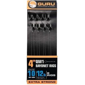 Guru 4’’ QM1 Feeder Bayonet Barbless - Eyed (8 pcs) - Maat : Haak 16 - 0.17mm