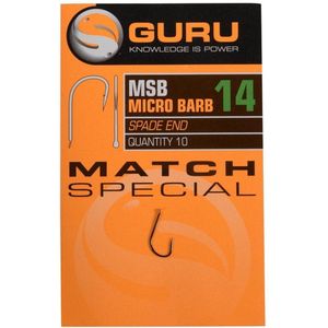 Guru MSB Match Special Micro Barbed - Spade End (10 pcs) - Maat : 14