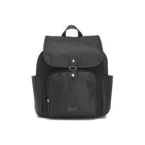 Babymel Luiertas rugzak Freddie Vegan Leather Black Convertible