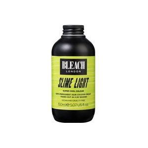 BLEACH LONDON Slime Light Semi-Permanent Hair Colour Cream - Electric Green, Vegan, Cruelty Free, Vibrant Temporary Dye 150 ml