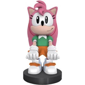 Cable Guys - Amy Rose Sonic the Hedgehog Gaming Accessories Holder & Phone Holder for most Controller (Xbox, Play Station, Nintendo Switch) & Phone