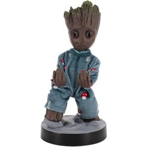 Cable Guys - Guardians of the Galaxy Toddler Groot in Pajamas Gaming Accessories Holder & Phone Holder for Most Controller (Xbox, Play Station, Nintendo Switch) & Phone