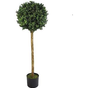 Leaf Design UK Kunstmatige Realistische Laurier Topiary Ball Boom, Buxus, 120cm
