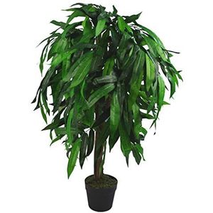 Leaf Design UK Kunstmatige Mango Plant/Boom, Groen, 100cm