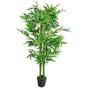 Leaf 120cm Premium Kunstmatige Bamboe Met Pot, Luxe Bushy