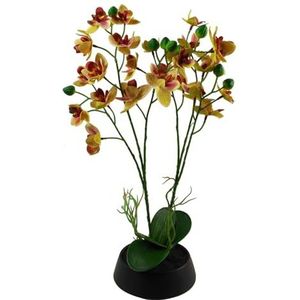 Kunstorchidee in bloempot, 56 cm, verschillende materialen, wit