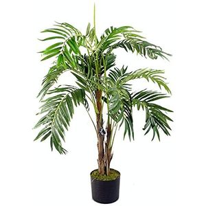 Leaf Design UK Grote Realistische Kunstpalmboom, 120cm Natuurlijke Palm