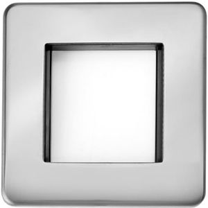 Knightsbridge SF2GBN Screwless2G modulaire voorplaat, zwart nikkel