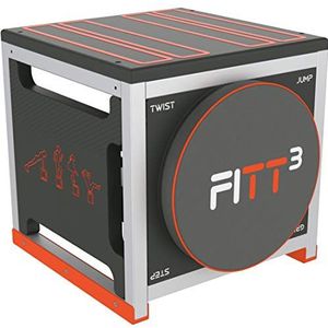 New Image Unisex's FITT Cube Total Body Training, Hoge Intensiteit Interval Trainingsmachine, Zwart