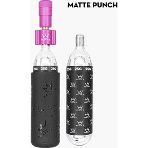peaty s holeshot road gravel pink co2 inflator  2 co2 cartridges  16g
