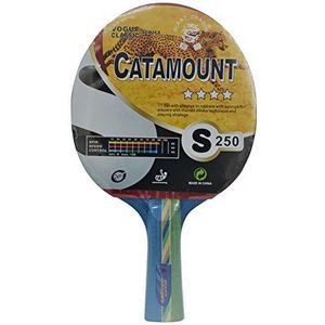 Kounga Table tennisracket Giant Dragon Catamount - 4 sterren tafeltennisracket, rood/zwart, eenheidsmaat