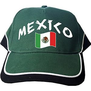 Supportershop Mannen Mexico Cap, Groen, Medium