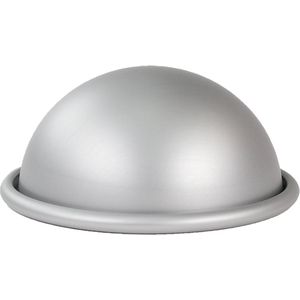 PME BALL042 halfronde taartvorm, geanodiseerd aluminium, zilverkleurig